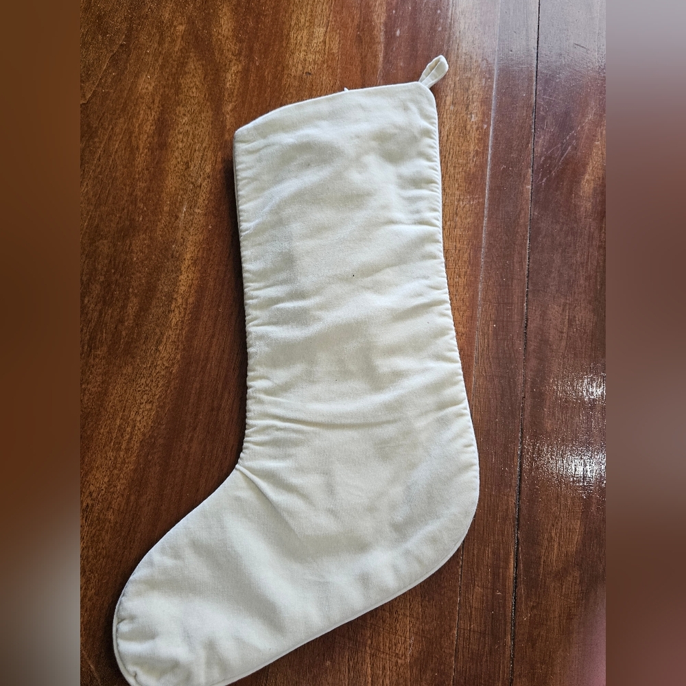 Vintage Cherub Christmas Stocking - Picture 2 of 5